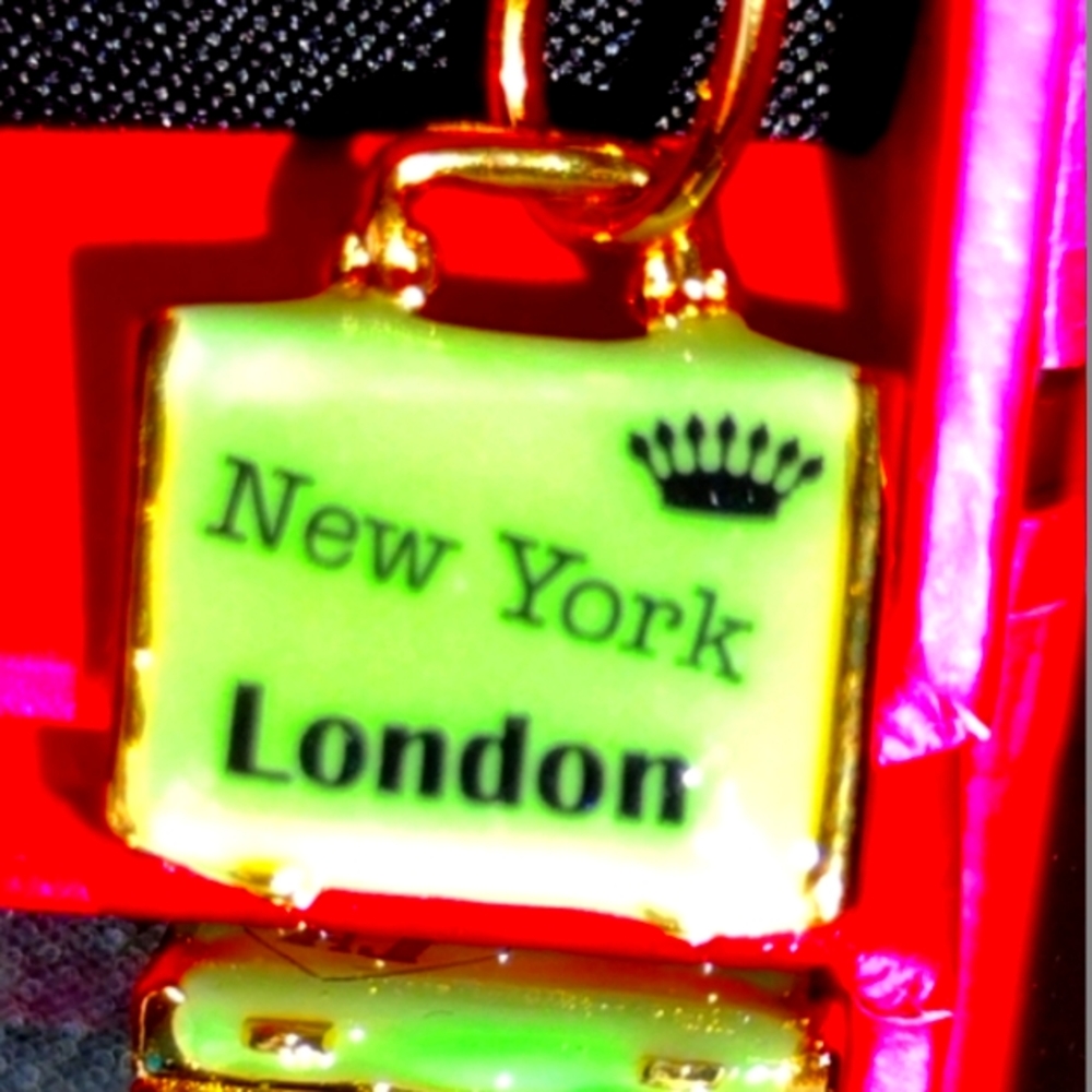 🧳Juicy Mini Luggage Travel in Style to London Paris NY LA ✨Never Removed 🎁 NWT